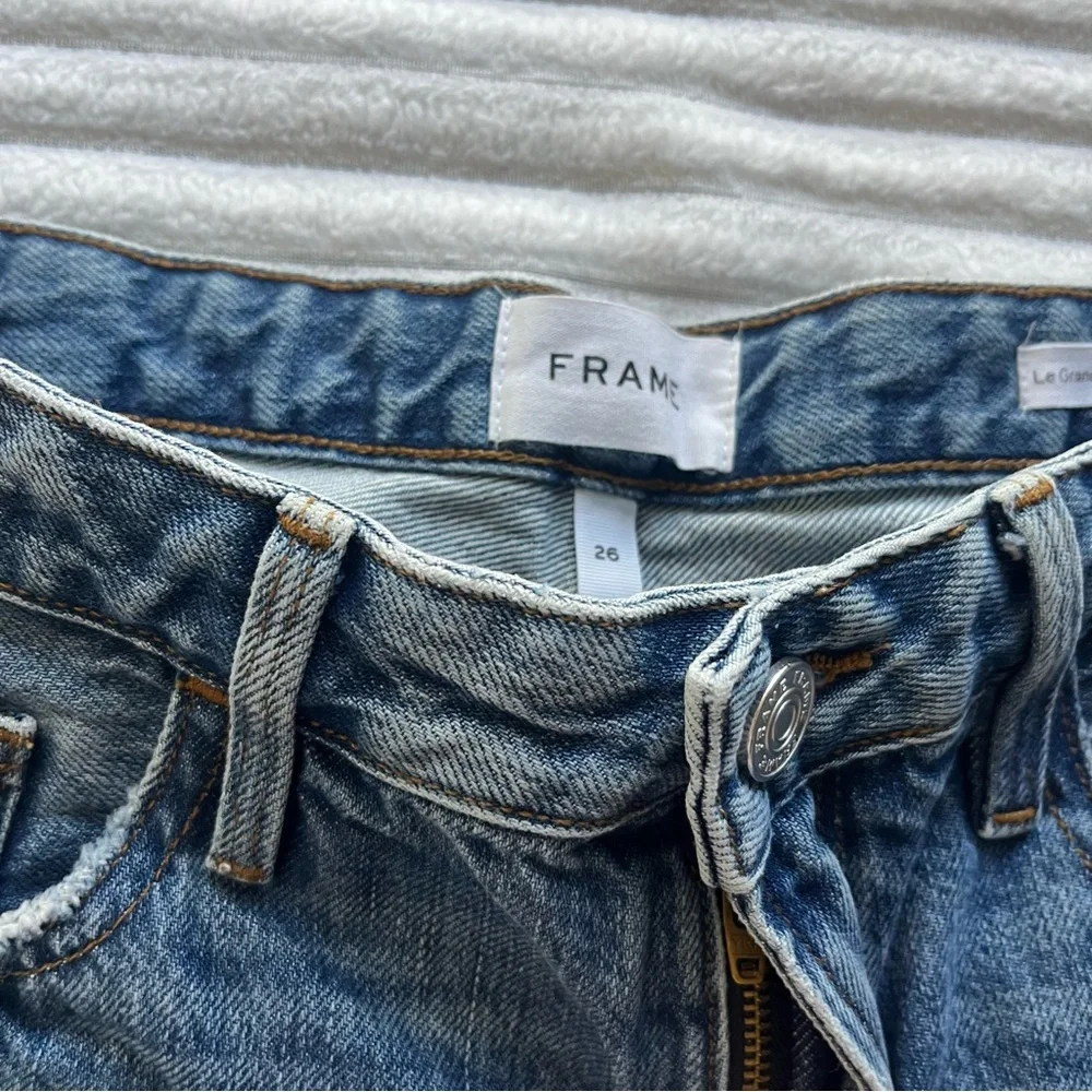 FRAME Denim Distressed Shorts